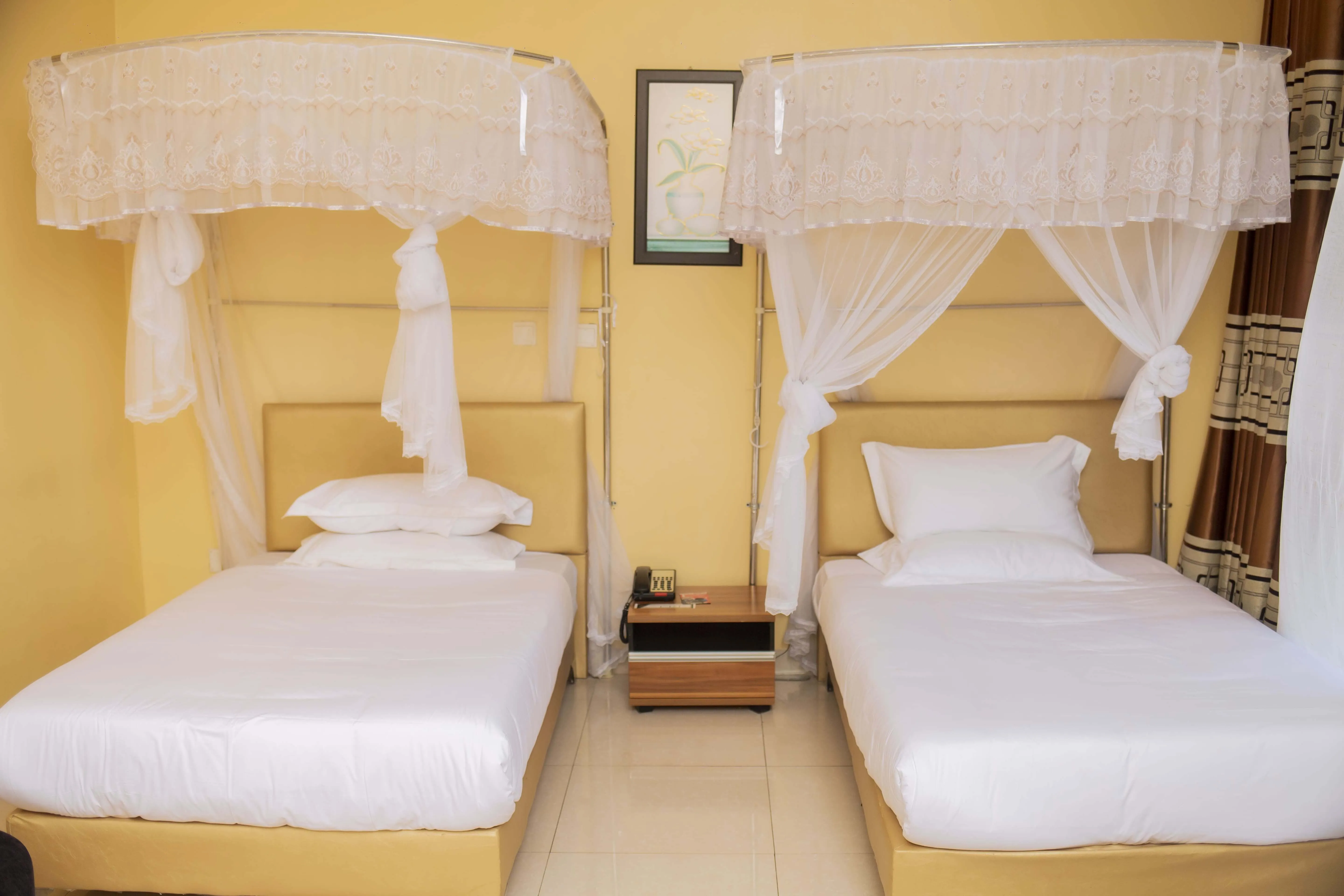 Chambre à deux lits